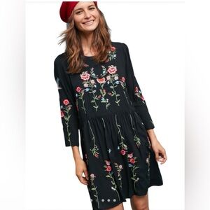 Stunning Embroidered Anthropology Dress